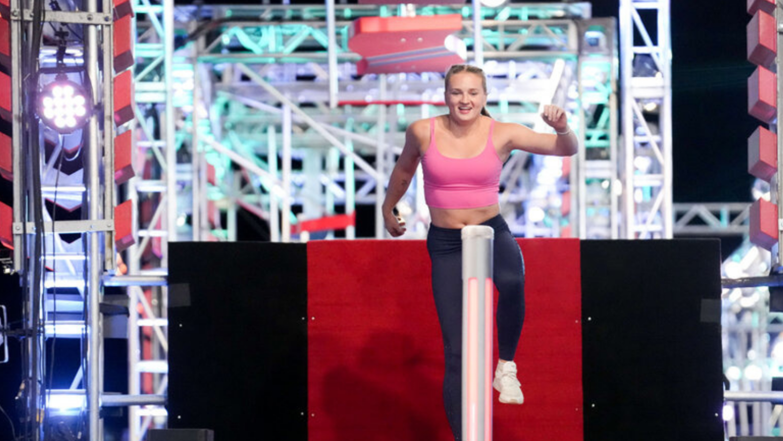 A still of Taylor from 'America's Ninja Warrior'