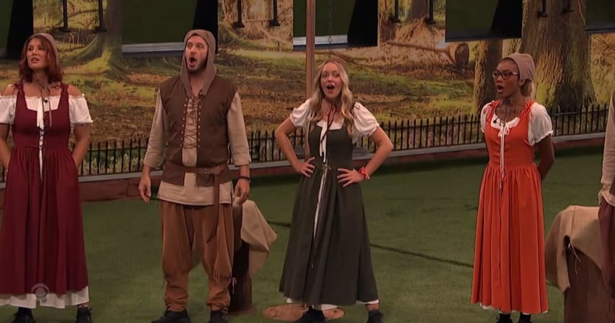 A still from ‘Big Brother’ Season 28 featuring housemates from the latest medieval-themed twist (Image Source: CBS)