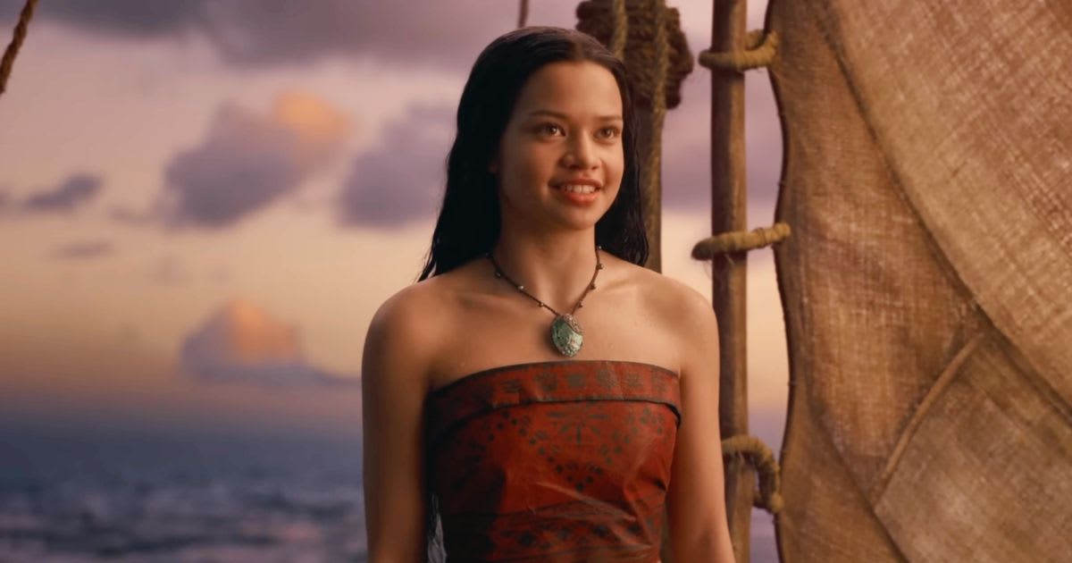 Catherine Laga'aia as Moana in a still from 'Moana' trailer