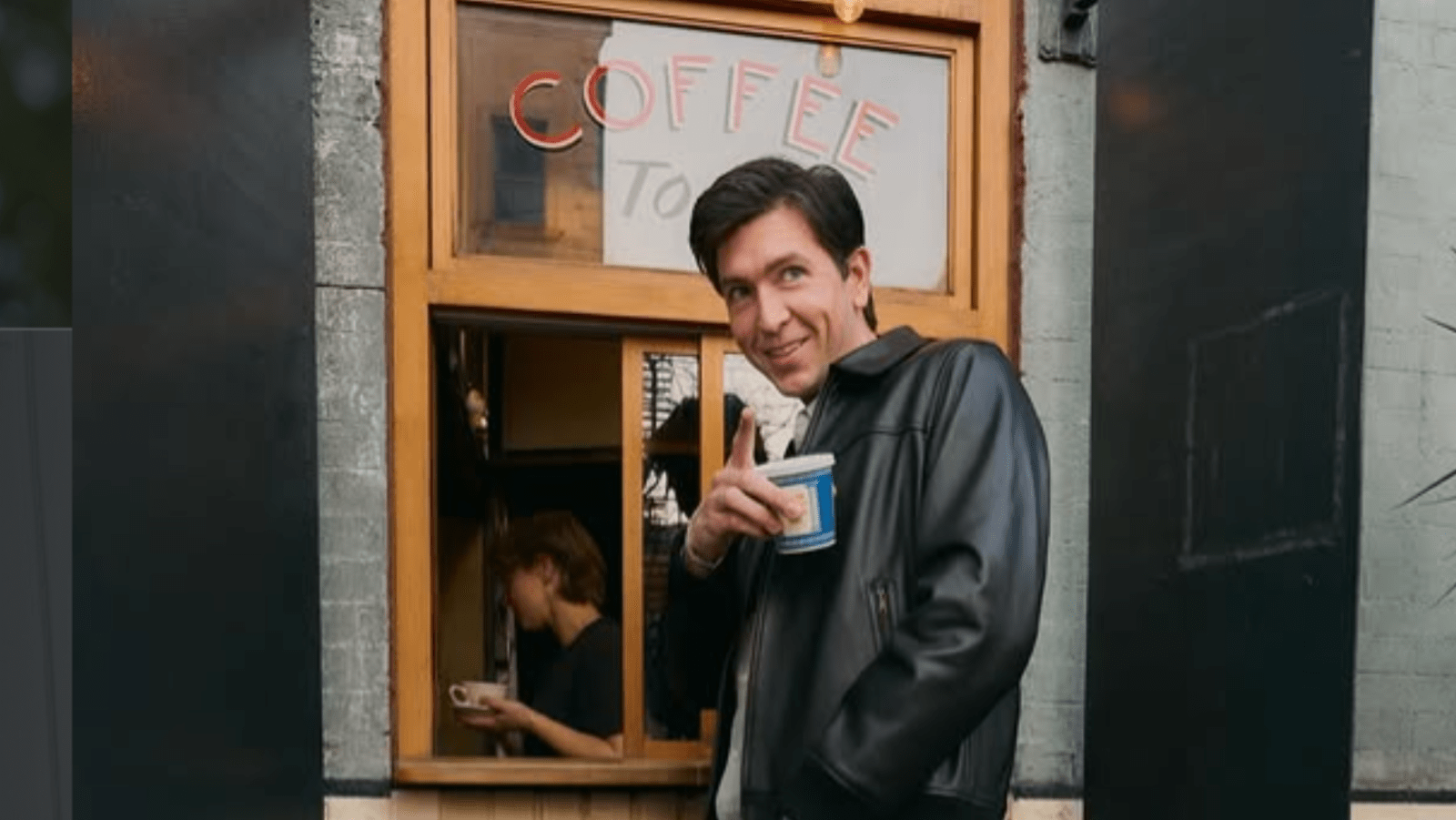 Nicholas Braun posing for the camera
