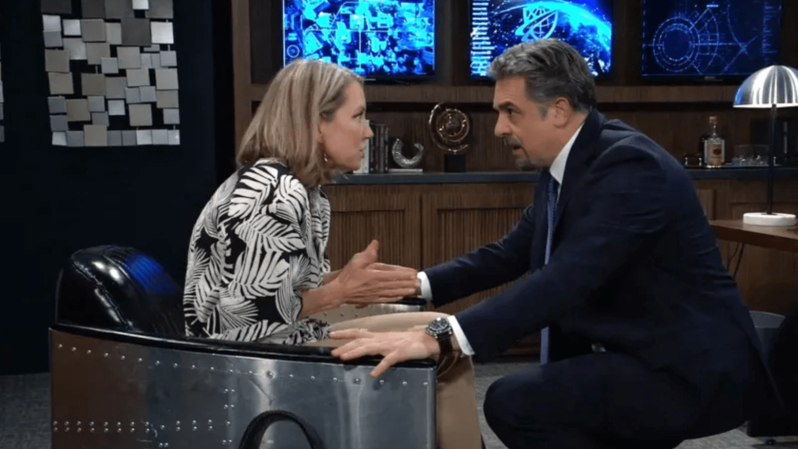 A still of Jack and Nina from 'General Hospital'