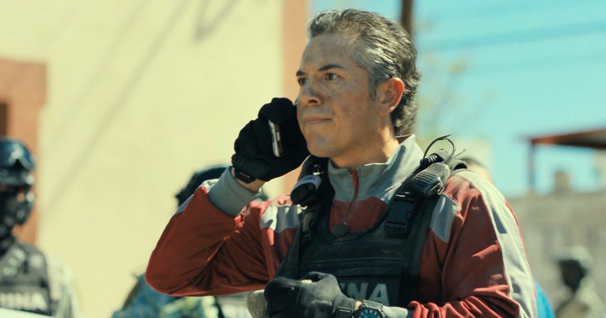 Allan Durell as Ortega in a still from 'Facing El Chapo'