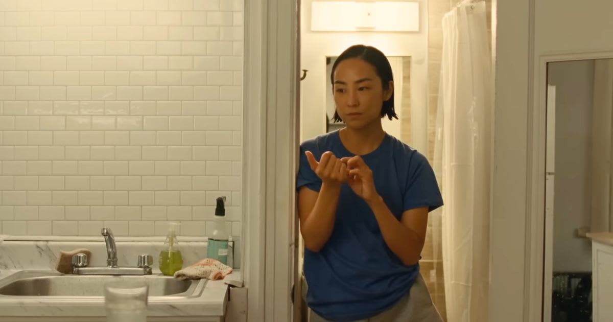 Greta Lee in a still from 'Past Lives'