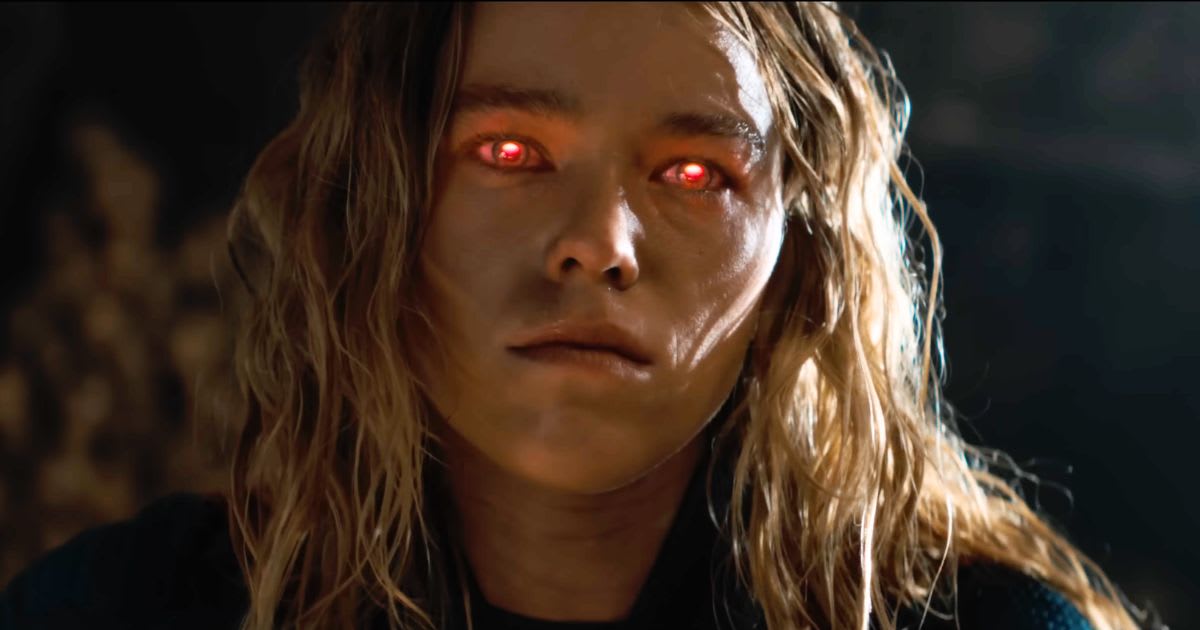 Milly Alcock as Supergirl in a still from 'Supergirl'