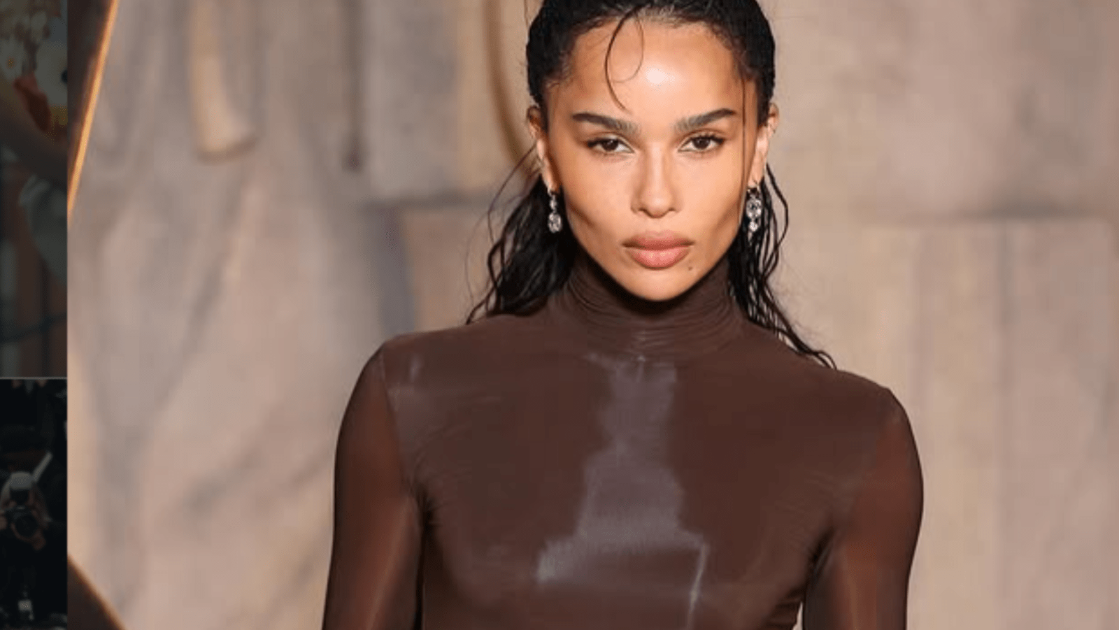 Zoe Kravitz posing for camera