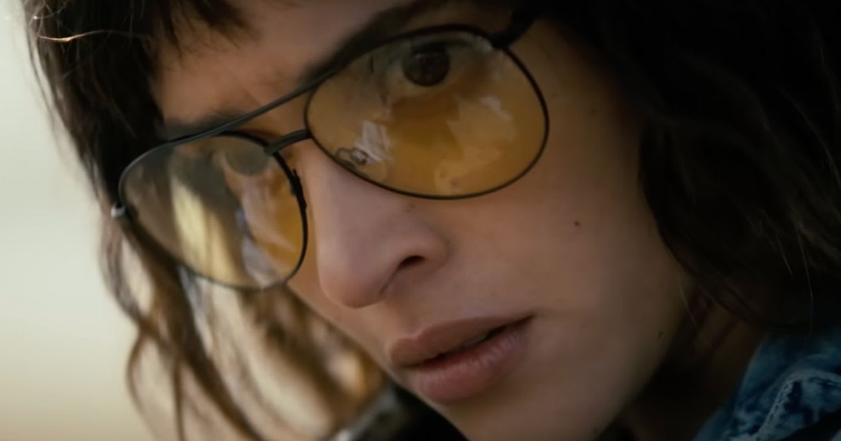 Adria Arjona as Celeste in a still from 'Onslaught'