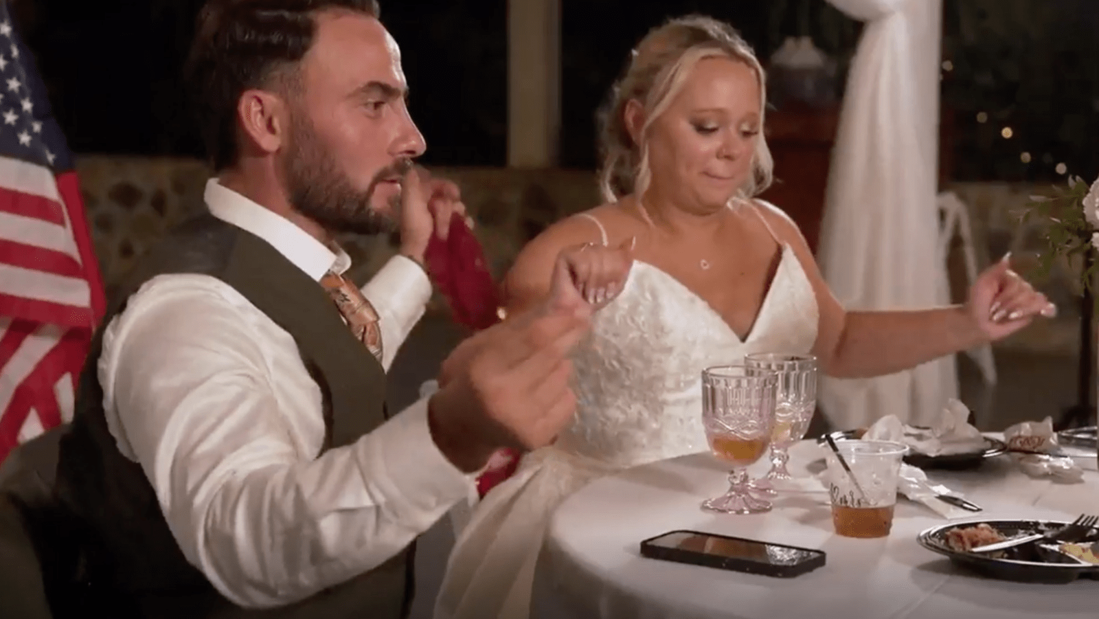 A still of Mallorie & Rasit from '90 Days Fiance'