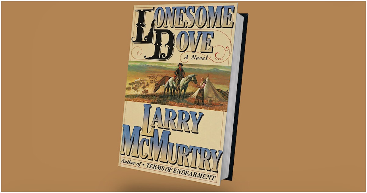 The book cover of 'Lonesome Dove' novel by