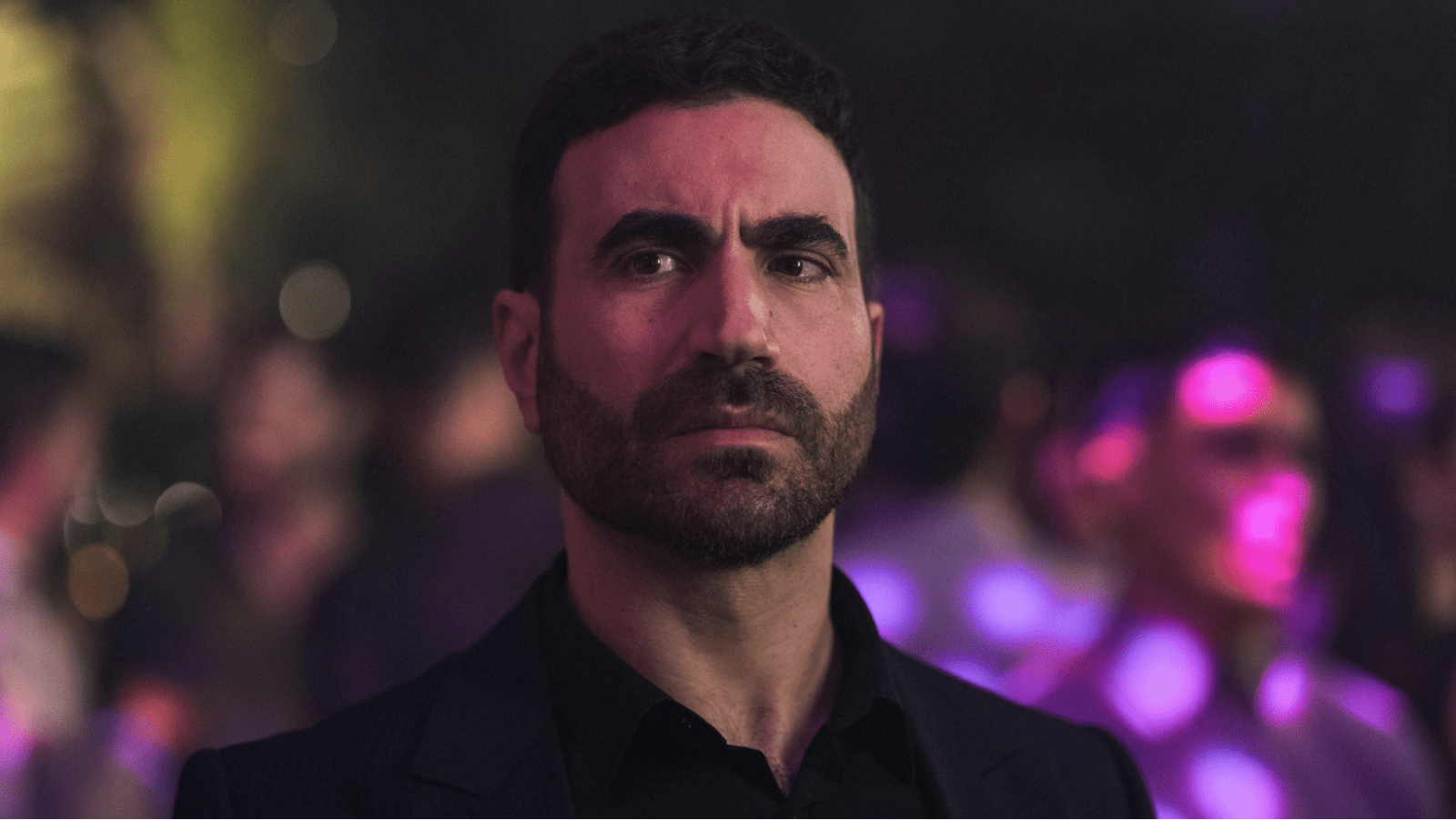 Brett Goldstein as Roy Kent at the vodka launch in ‘Ted Lasso’ Season 4, Episode 6 (Image Source: Apple TV)