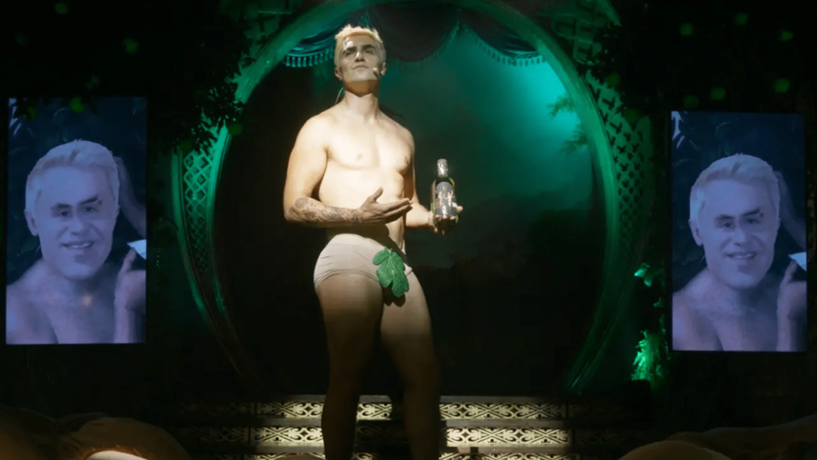 Phil Dunster as Jamie Tartt launches Apple Tartt Vodka in ‘Ted Lasso’ Season 4, Episode 6 (Image Source: Apple TV)
