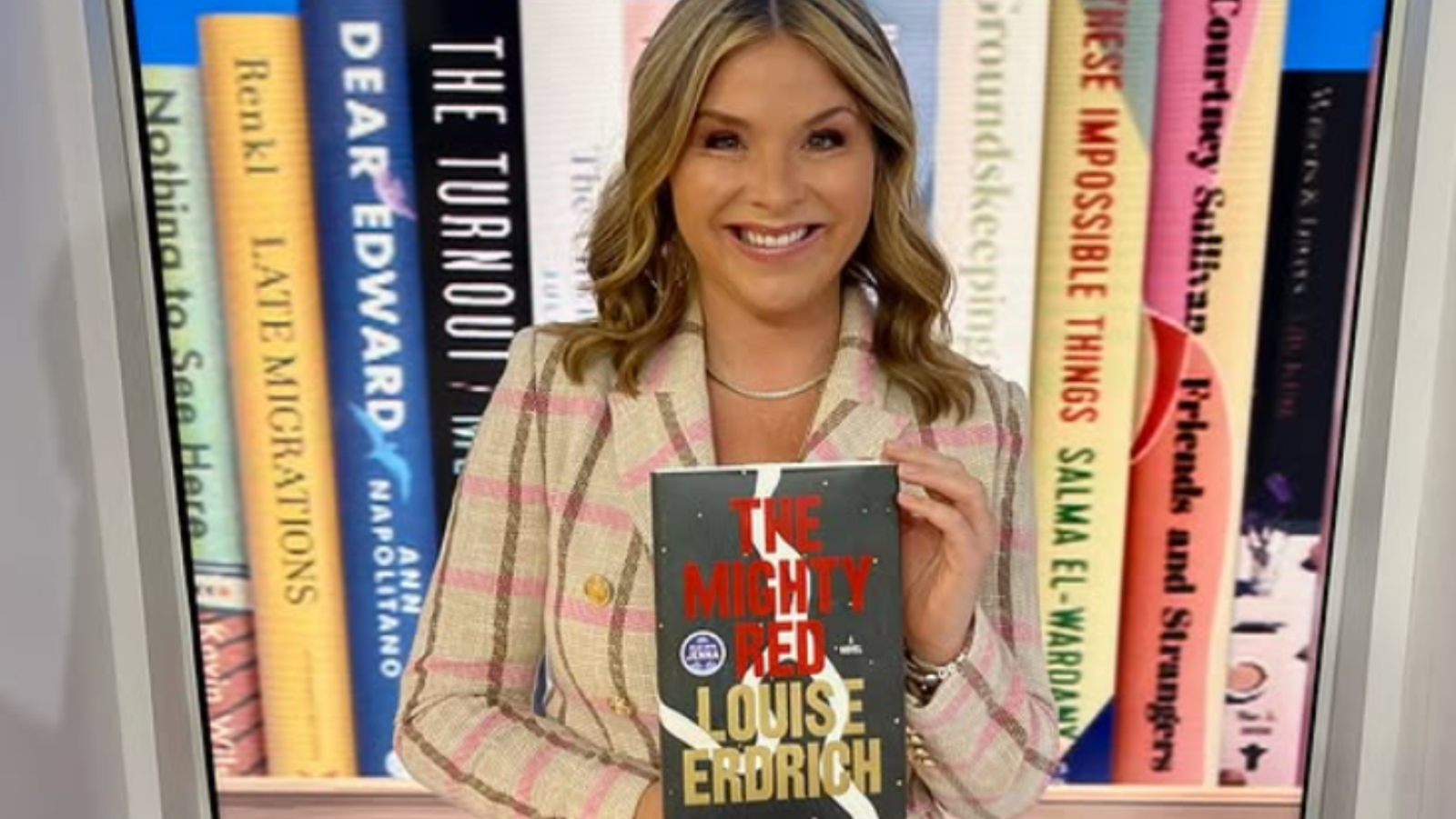 Jenna Bush Hager posing fore the camera
