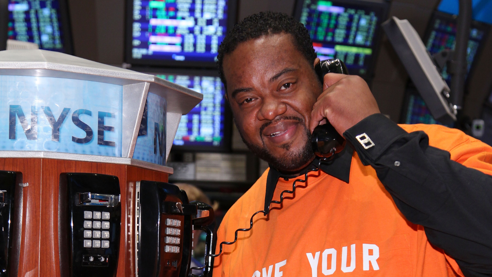 NEW YORK - MARCH 04: Actor Grizz Chapman rings the opening bell at the New York Stock Exchange on March 4, 2010 in New York City. (Photo by Mike Coppola/WireImage)