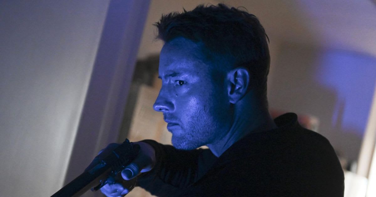 Justin Hartley in a still from 'Tracker'
