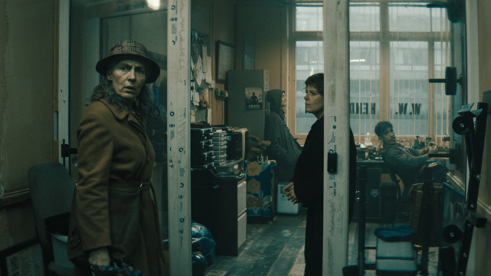 Catherine Standish (Saskia Reeves) and her colleagues at Slough House in 'Slow Horses' season 6 (Image Source: Apple TV)