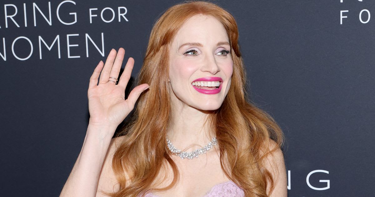 Jessica Chastain attends the Kering Foundation's Caring for Women dinner at The Pool on September 11, 2025, in New York City. (Photo by Mike Coppola/Getty Images)