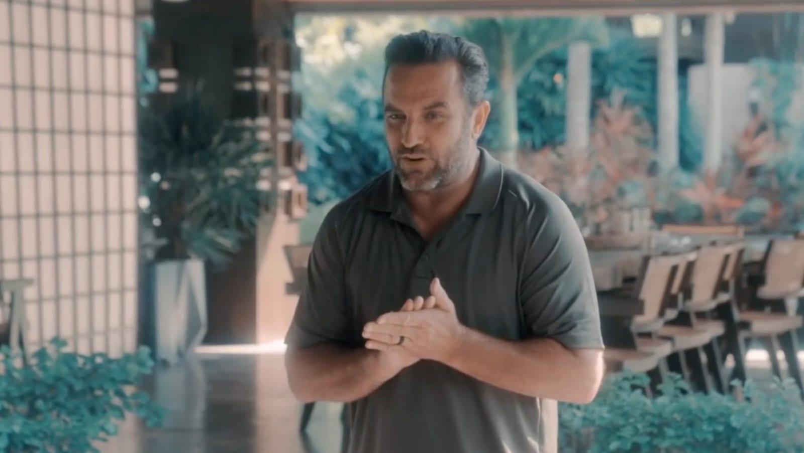 A still from ‘The Challenge’ Season 42 Episode 8 featuring the host (Image Source: Paramount+)