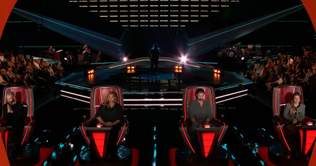 A still from ‘The Voice’ Season 30 (Image Source: X | @NBCTheVoice)