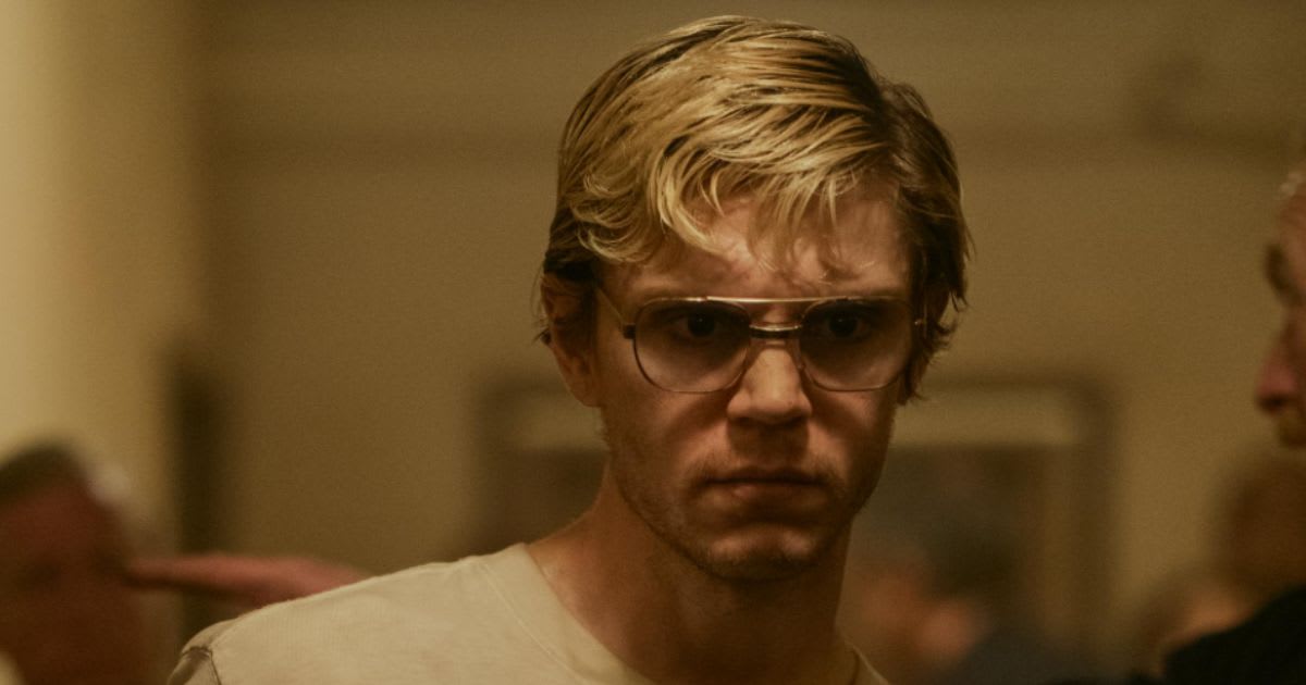 Evan Peters in a still from 'Monster'