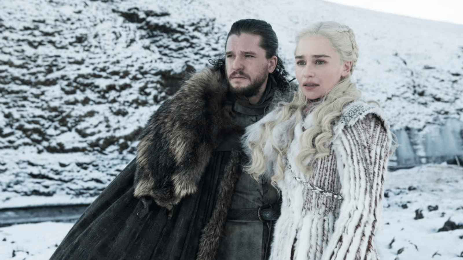 Kit Harington as Jon Snow and Emilia Clarke as Daenerys Targaryen in ‘Game of Thrones’ Season 7 (Image Source: HBO)