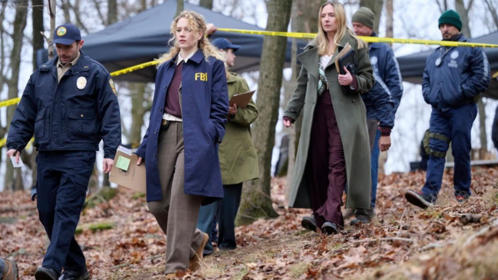 A still of Clare and Jane from 'Line of Fire'