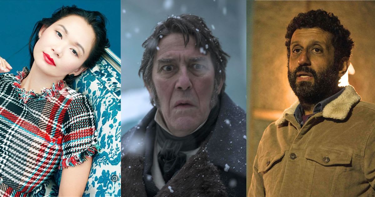 A collage of Hong Chau (L), Ciaran Hinds (M) and Adeel Akhtar (R) (Cover Image Source: Erik Madigan Heck (L) , Aidan Monaghan from AMC (M) and Showtime(R))