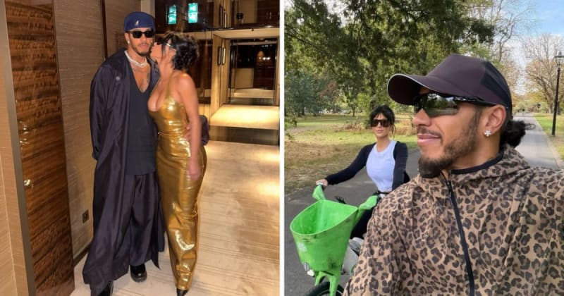 Lewis Hamilton gives glimpse into life with GF Kim Kardashian beyond F1 through romantic photos