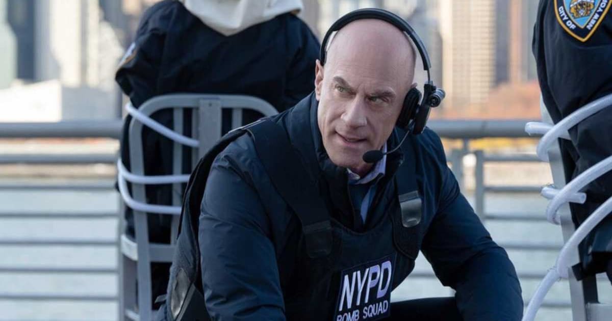 A still of Detective Elliot Stabler (Christopher Meloni) in 'Law & Order: Organized Crime' Season 5. (Image Source: NBC | Photo by Virginia Sherwood)