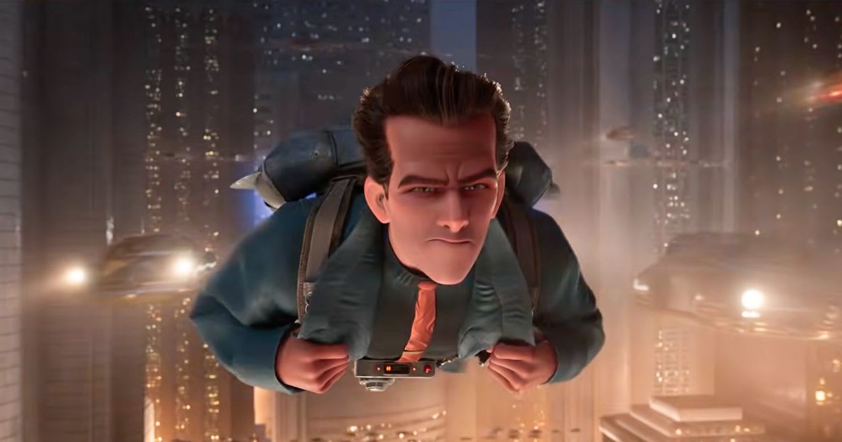 Sam Rockwell as Raymond Gunn in a still from 'Ray Gunn'
