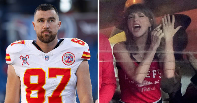 Travis Kelce reacts to wife Taylor Swift’s viral touchdown celebration at Chiefs’ game
