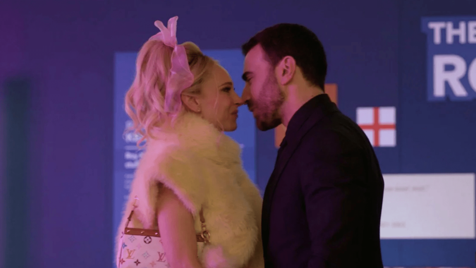 A still of Roy and Kelley from 'Ted Lasso'