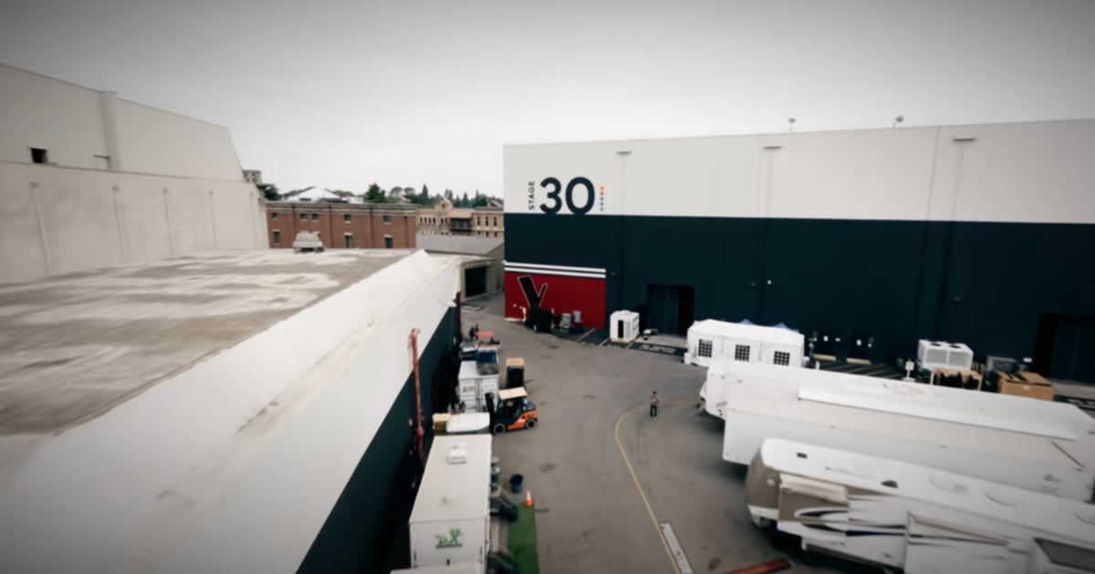 A still from the location of 'The Voice' set