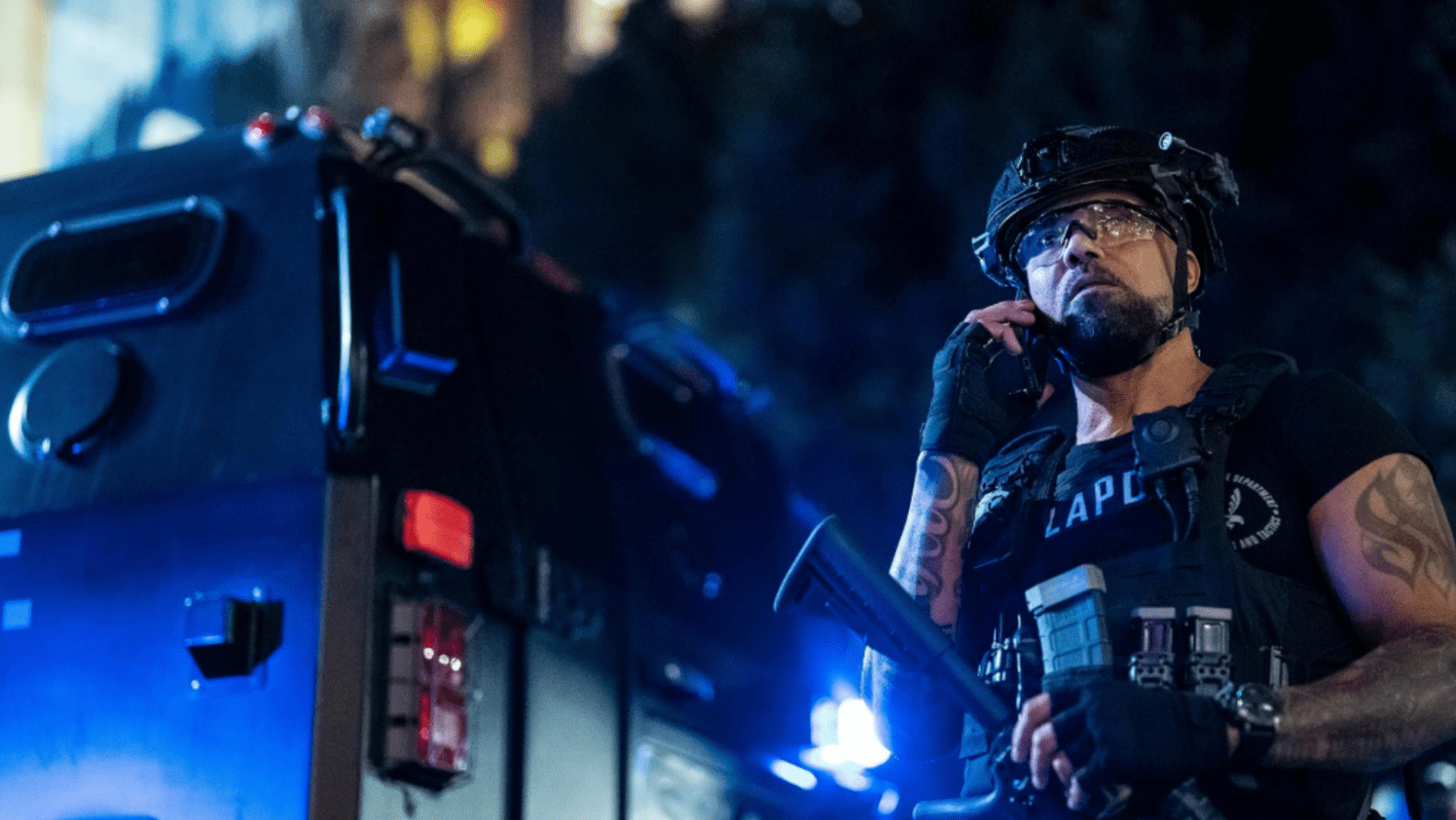 A still of Hondo from 'S.W.A.T. Exiles'