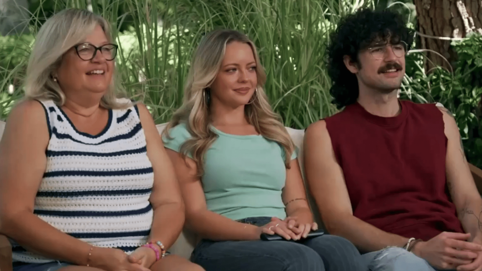 A still of Angela, Melody and Barrett from 'Big Brother 28'