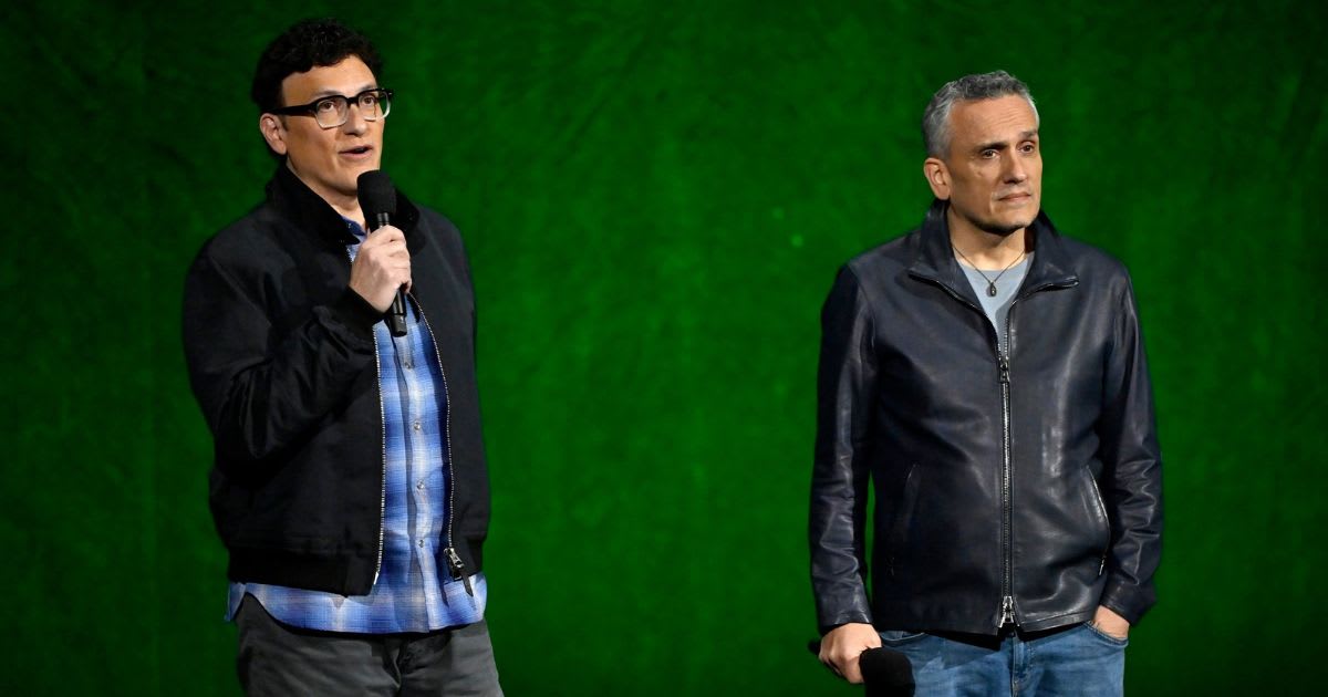 (L-R) Anthony Russo and Joe Russo speak during CinemaCon on April 16, 2026, in Las Vegas, Nevada. (Photo by David Becker/Getty Images for CinemaCon)