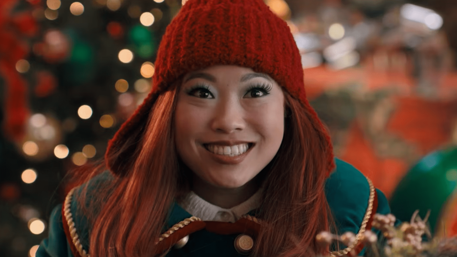 Awkwafina plays the rogue elf who steals Santa’s magical bag in 'The Man With the Bag' (Image Source: YouTube | Prime Video)