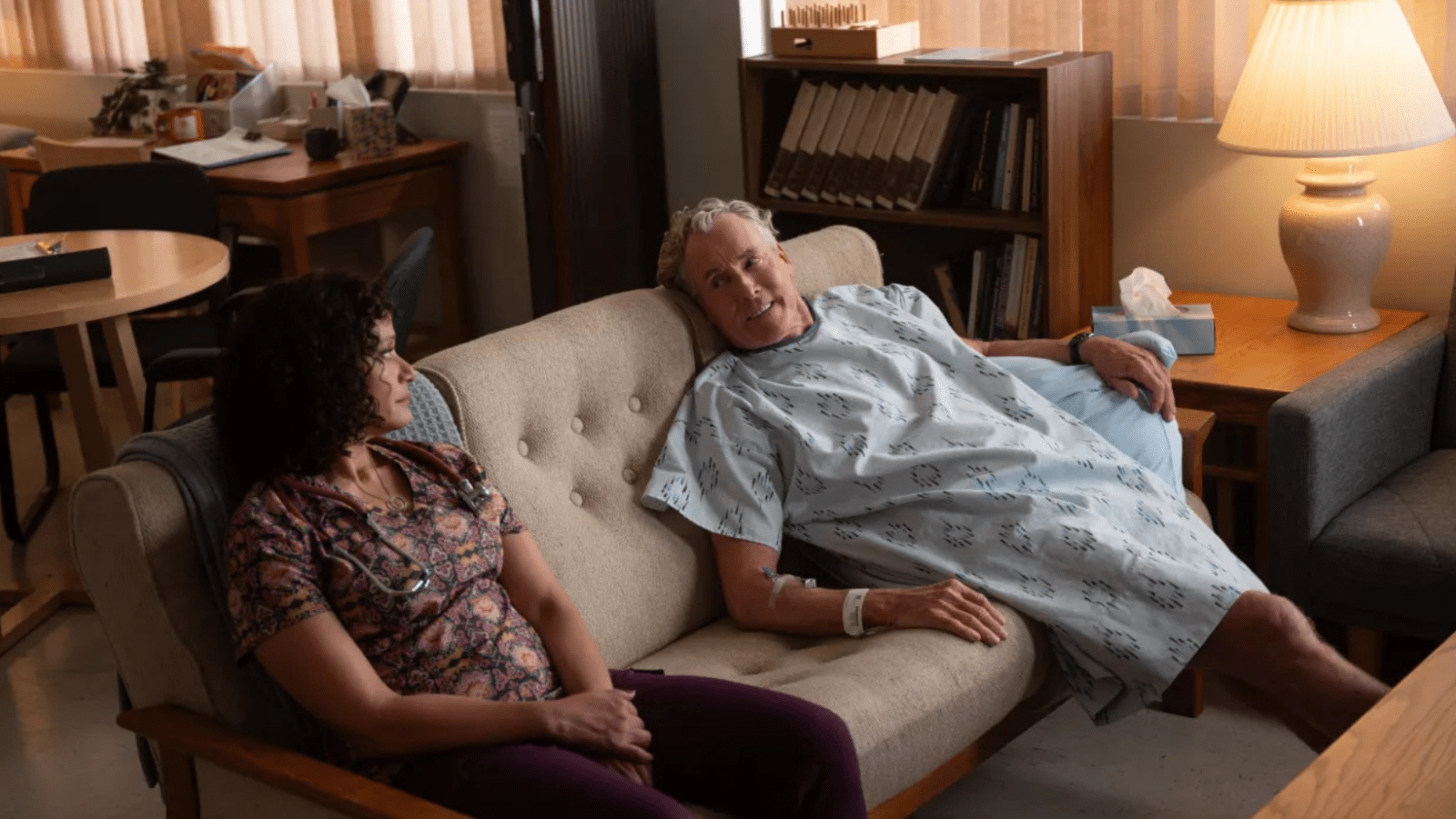 A still of Cox and Carla from 'Scrubs'