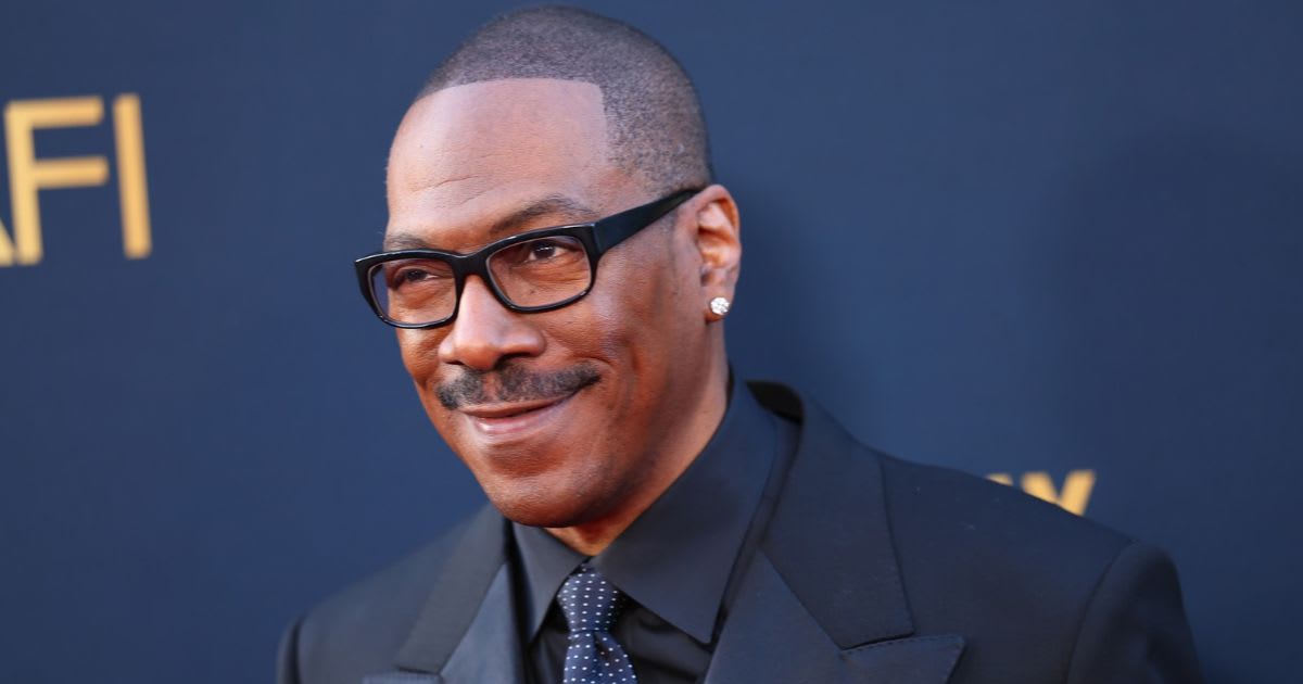 Eddie Murphy arrives at 51st AFI Lifetime Achievement Award: A Tribute Celebrating Eddie Murphy at Dolby Theatre on April 18, 2026, in Los Angeles, California. (Photo by Leon Bennett/Getty Images)