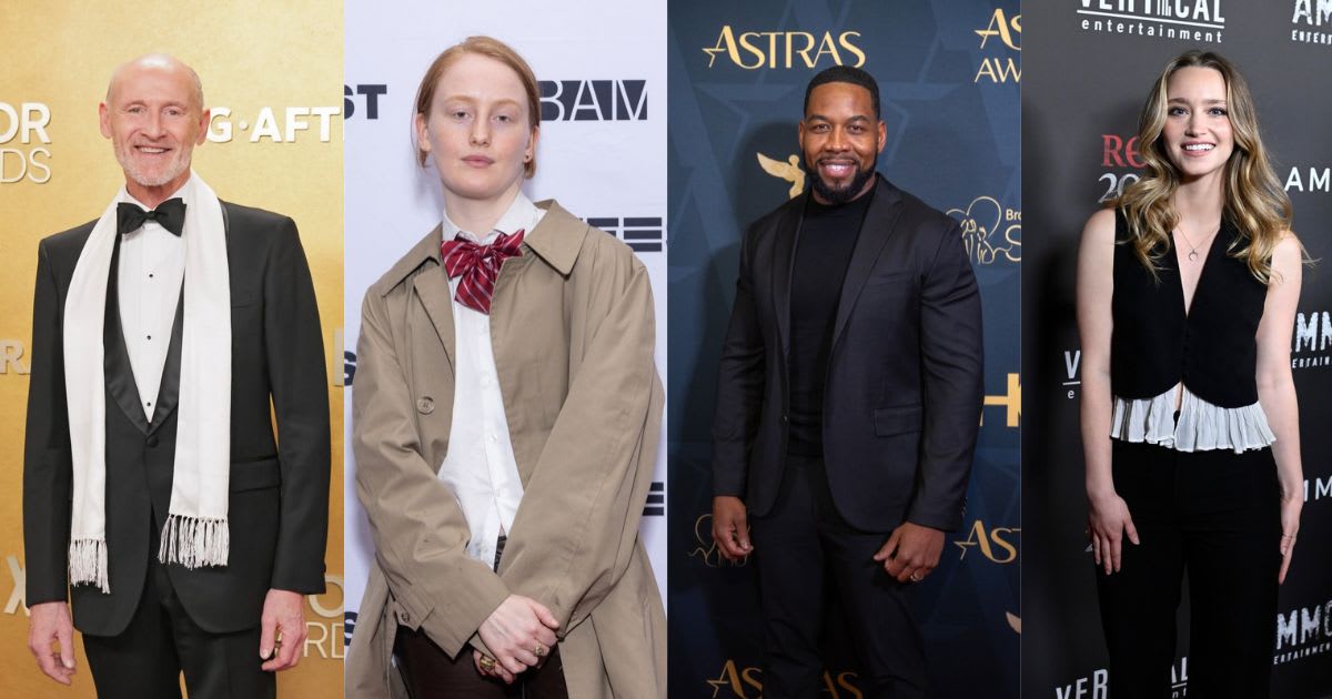 [L-R] Colm Feore, Bobbi Salvor Menuez, Mustafa Speaks, and Francesca Xuereb (Image Source: Getty Images | [L-R] Photo by Rodin Eckenroth, Photo by Stephanie Augello, Photo by Amanda Edwards, and Photo by Michael Tullberg)
