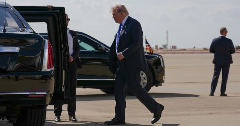 'The Beast is going faster than ever': Trump races to GOP midterm rally after flight delay