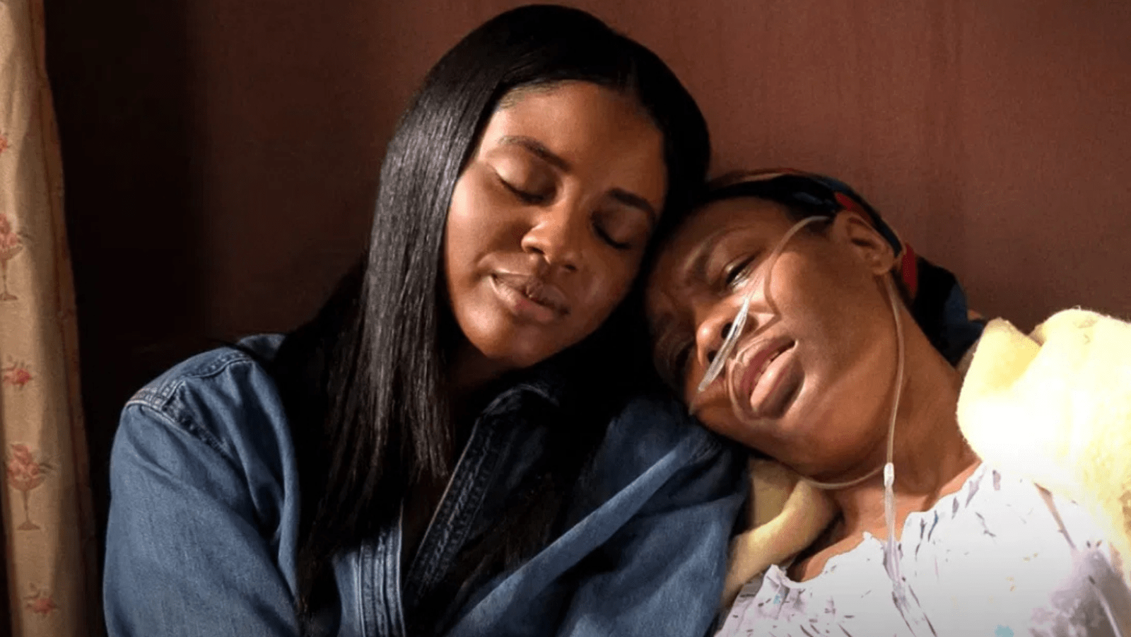A still of Anika and Cathy from 'Doing Life'