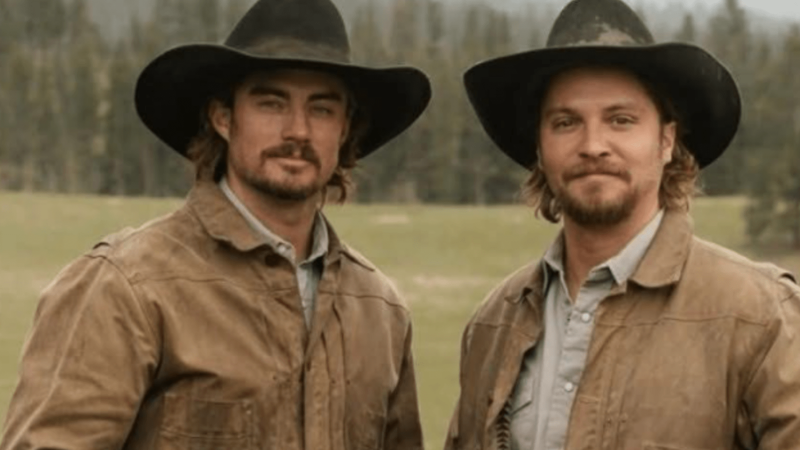 Luke with his stunt double