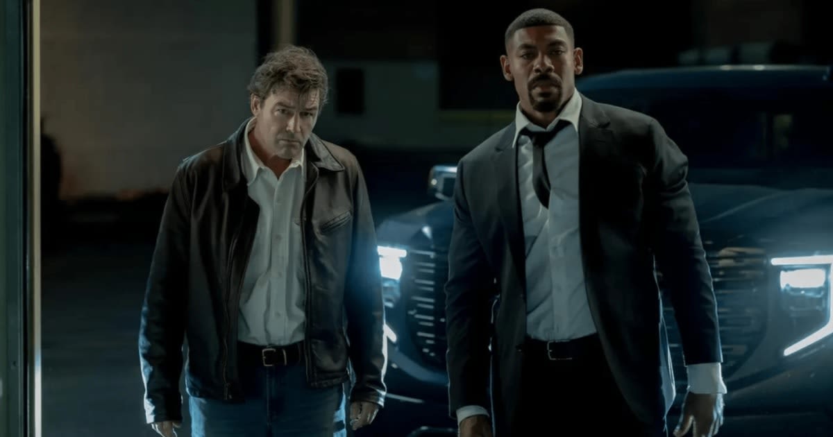 A still of Hal and John from 'Lanterns' (Image Source: HBO)