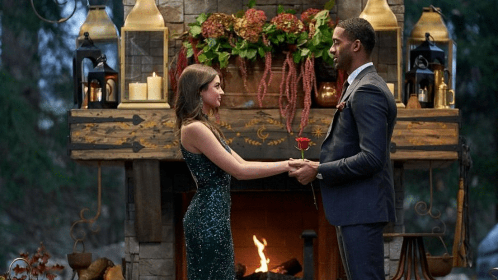 A still of Rachael and Matt from 'The Bachelor'