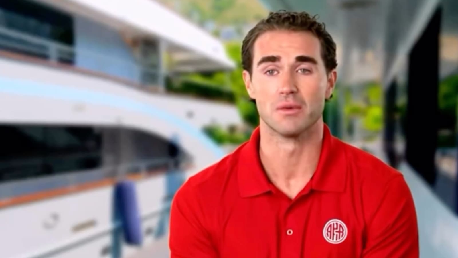 A still from ‘Below Deck Mediterranean’ Season 11 featuring Nathan Gallagher (Image Source: Bravo)