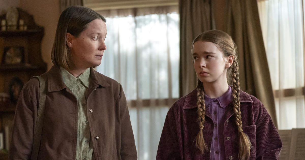 Samantha Sloyan and Summer H. Howell in a still from 'Carrie'