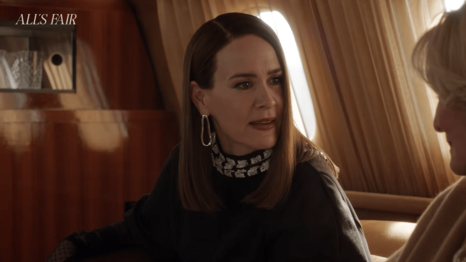 Sarah Paulson in the ‘All’s Fair’ Season 2 trailer (Image Source:  YouTube | Hulu)