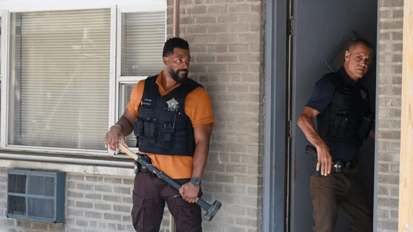 A still of Kevin and Hank from 'Chicago PD'