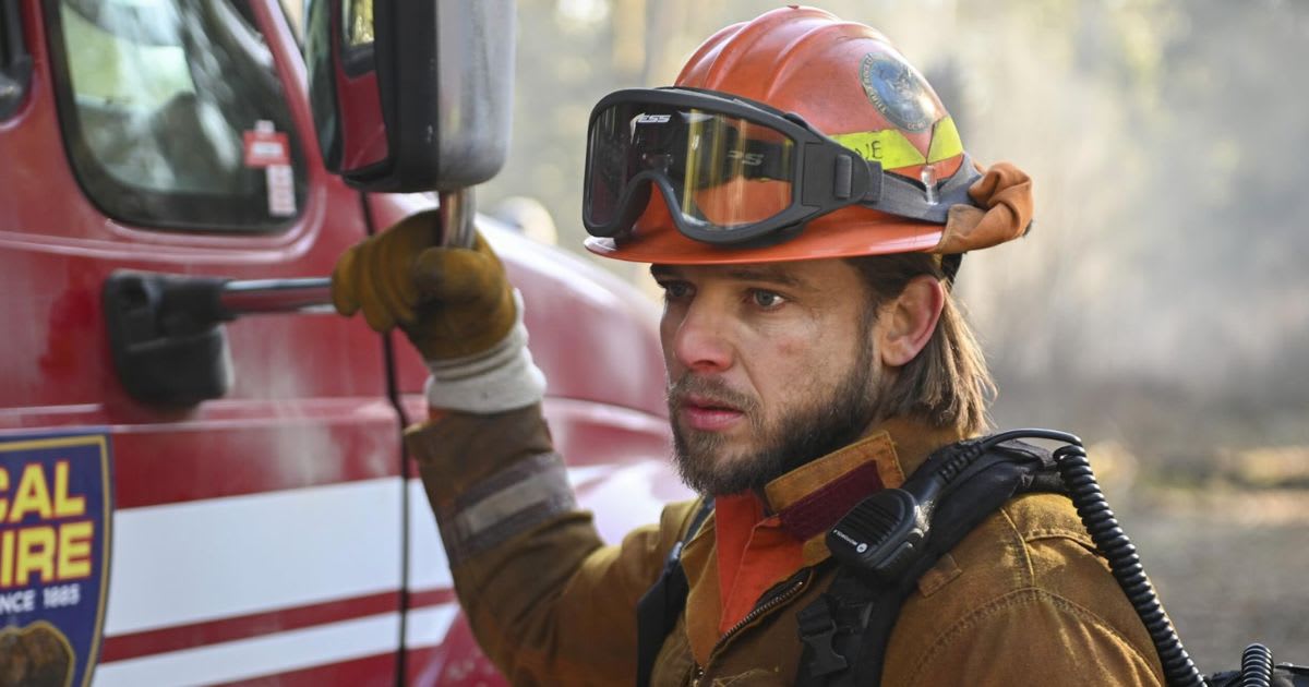 Max Thieriot in a still from 'Fire Country'