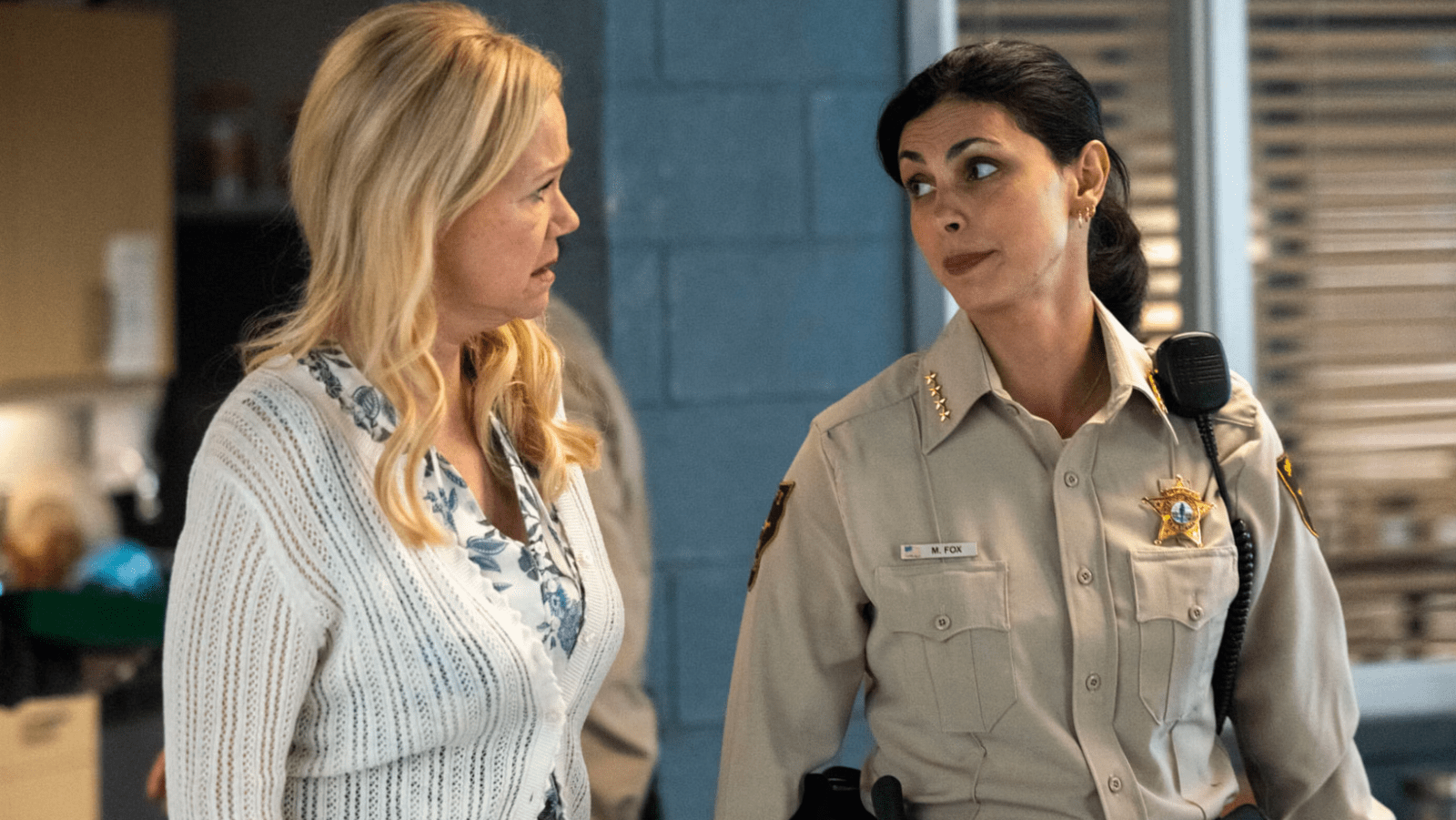 A still of Gina and Mickey from 'Sheriff Country'