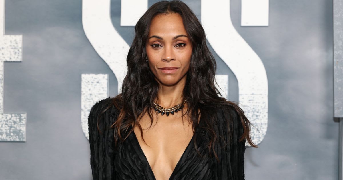 Zoe Saldaña attends Paramount+’s ‘Lioness’ Season 3 New York Premiere at SVA Theater on July 29, 2026, in New York City. (Image Source: Getty | Photo by Dia Dipasupil)